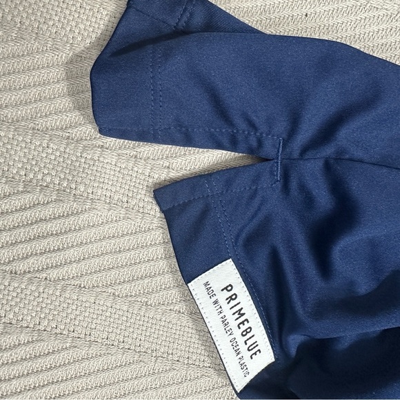 Adidas Bucknell 1/4 zip, size M, Primeblue (made with ocean plastic), collegiate - Picture 14 of 15